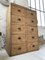 Vintage Industrial Chest of Drawers with Shell Handles 14