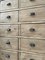 Vintage Industrial Chest of Drawers with Shell Handles, Image 20