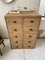 Vintage Industrial Chest of Drawers with Shell Handles, Image 30