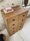 Vintage Industrial Chest of Drawers with Shell Handles 12