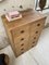 Vintage Industrial Chest of Drawers with Shell Handles, Image 12