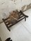 Vintage Brutalist Luggage Rack or Bench 30