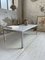 Tavolino da caffè in marmo bianco e placcato in cromo di Knoll Inc. / Knoll International, Immagine 9