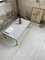 Tavolino da caffè in marmo bianco e placcato in cromo di Knoll Inc. / Knoll International, Immagine 4