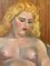 Junod, Pintura al óleo, Mujer desnuda, años 50, Imagen 19