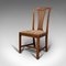 Antique Victorian Mahogany Hall Side Chairs, 1900s, Set of 2 3
