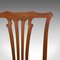 Chaises d'Entrée Victoriennes Antiques en Acajou, 1900s, Set de 2 9