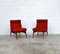 Mid-Century Red Chairs from Fratelli Reguitti, Set of 2 7