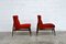 Rote Mid-Century Stühle von Fratelli Reguitti, 2er Set 3