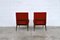 Sedie Mid-Century rosse di Fratelli Reguitti, set di 2, Immagine 5