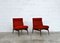Rote Mid-Century Stühle von Fratelli Reguitti, 2er Set 2