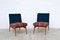 Blue Checkered Chairs from Fratelli Reguitti, Set of 2 3