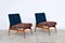 Blue Checkered Chairs from Fratelli Reguitti, Set of 2, Image 1