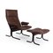 Model DS 2030 Lounge Chair & Footstool from De Sede, 1980s, Set of 2 3