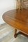 Mesa de comedor vintage de madera con incrustaciones, Imagen 15