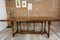 Vintage Esstisch aus Holz mit Intarsien 23