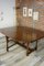 Mesa de comedor vintage de madera con incrustaciones, Imagen 11