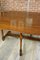 Mesa de comedor vintage de madera con incrustaciones, Imagen 10