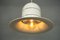 Lampada da soffitto in metallo laccato bianco di Boulanger SA, anni '60, Immagine 2