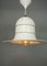 Lampada da soffitto in metallo laccato bianco di Boulanger SA, anni '60, Immagine 3