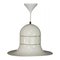 White Lacquered Metal Ceiling Lamp from Boulanger SA, 1960s 1