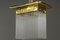 Rectangular Ceiling Lamp with Glass Sticks, 1920s 12