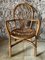 Rattan Armchairs, 1980s, Set of 4 1