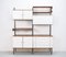 Teak & Metal Wall Unit from Simplalux, 1960s, Set of 10, Image 1