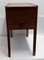 Vintage Scandinavian Style Teak Sewing Table with 2 Drawers & 2-Piece Top, 1960s 8