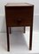 Vintage Scandinavian Style Teak Sewing Table with 2 Drawers & 2-Piece Top, 1960s, Image 8