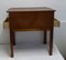 Vintage Scandinavian Style Teak Sewing Table with 2 Drawers & 2-Piece Top, 1960s 3