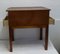 Vintage Scandinavian Style Teak Sewing Table with 2 Drawers & 2-Piece Top, 1960s, Image 3