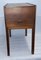 Vintage Scandinavian Style Teak Sewing Table with 2 Drawers & 2-Piece Top, 1960s 9