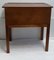 Vintage Scandinavian Style Teak Sewing Table with 2 Drawers & 2-Piece Top, 1960s 10