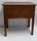 Vintage Scandinavian Style Teak Sewing Table with 2 Drawers & 2-Piece Top, 1960s, Image 10