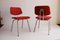 Rote Stühle von Friso Kramer für Ahrend De Cirkel, 2er Set 12