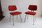 Rote Stühle von Friso Kramer für Ahrend De Cirkel, 2er Set 8