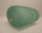Jarrón Scavo vintage grande de cristal de Murano Aqua / verde aguamarina de Cenedese, Imagen 4