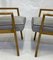 Restaurierte Skandinavische Stühle aus Grauem PVC, 2er Set 8