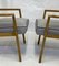 Restored Scandinavian Gray PVC Armchairs, Set of 2 8