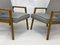 Restaurierte Skandinavische Stühle aus Grauem PVC, 2er Set 5