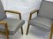 Restaurierte Skandinavische Stühle aus Grauem PVC, 2er Set 3