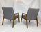 Restaurierte Skandinavische Stühle aus Grauem PVC, 2er Set 12