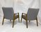 Restored Scandinavian Gray PVC Armchairs, Set of 2 12