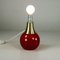 Lampe de Bureau Doria Vintage à Éclairage Pleine avec Pieds en Verre, 1970s 6