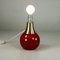 Vintage Internally Illuminated Doria Table Lamp with Glass Foot, 1970s 6