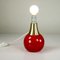 Vintage Internally Illuminated Doria Table Lamp with Glass Foot, 1970s 3