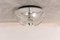 Large Wave Clear Flush Mount or Wall Lights from Peill & Putzler, Set of 2 3