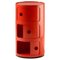 3-Tier Drawer in Red by Anna Castelli Ferrieri for Kartell Componibili, Image 1
