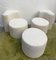 Modularer Sessel und Poufs, Italien, 1970er, 4er Set 6